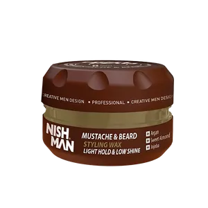 Cera Bálsamo Nishman para Peinar Barba y Bigote Argan 100ml